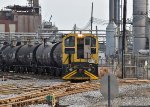 Switcher Moving the Tank Cars